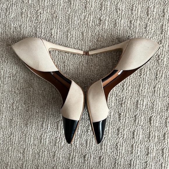 Steve Madden Paigely Nude Cap Toe D’Orsay Pointed Toe Pump size 8 - Picture 4 of 13